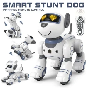 Funny RC Robot Electronic Dog Stunt Dog Voice Command Programmable Touch-sense Music Song Robot Dog for Children's Toys - Image 2