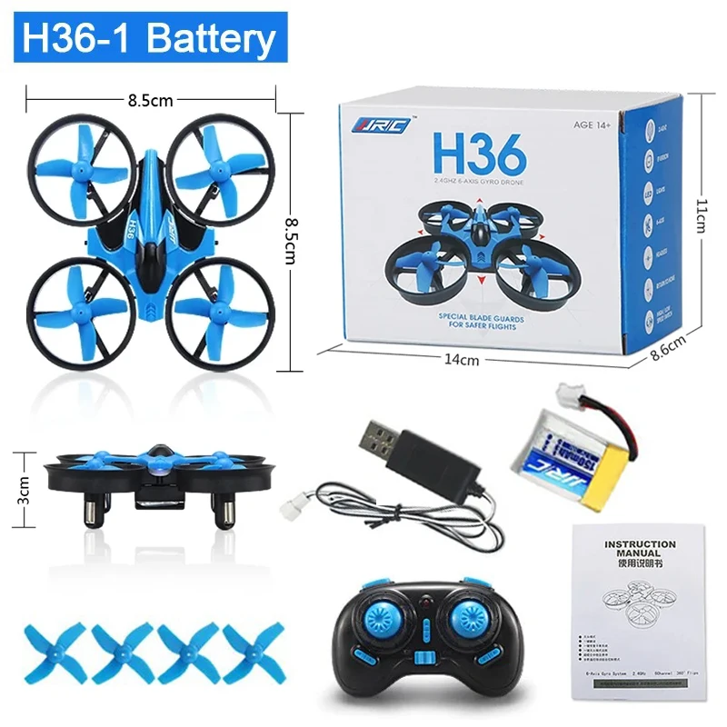 H36 Mini Drone 6-Axis Headless FPV Drones Pocket Remote Control Helicopter Plane RC Dron Quadcopter Toys Christmas Gift for Kids - Image 6