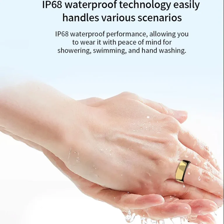 2025 New Smart Ring Blood Oxygen&Pressure Sleep Monitor Sports Tracking Remote Care IP68 Waterproof Men Women - Image 3