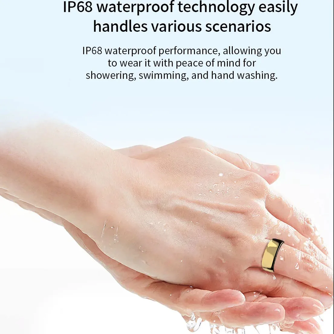 2025 New Smart Ring Blood Oxygen&Pressure Sleep Monitor Sports Tracking Remote Care IP68 Waterproof Men Women - Image 3