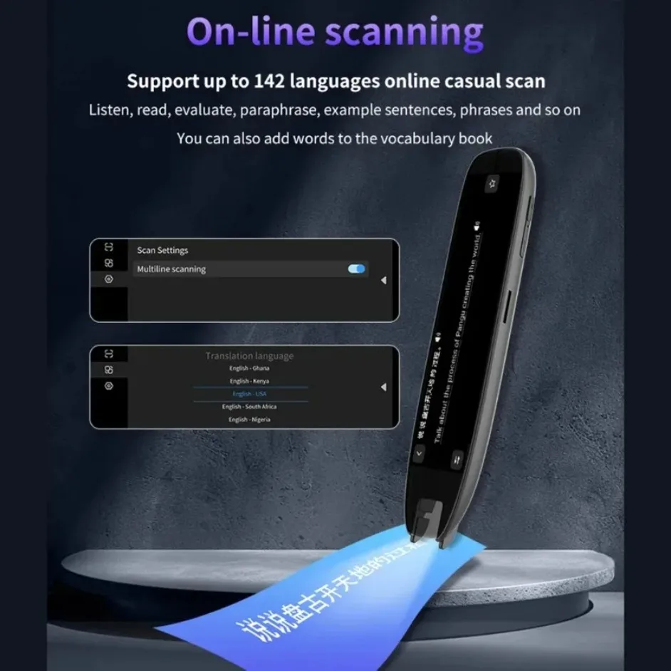 142 Languages WIFI Scan Translation Pen Scanning Smart Voice Translator S65 Pro Translation Pen For Business Travel Abroad - Image 6