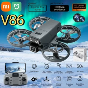 XIAOMI MINI V86 Drone 4K Professional WIFI 5G Drone Dual Camera Obstacle Avoidance Brushless Altitude Mode RC Quadcopter Toy