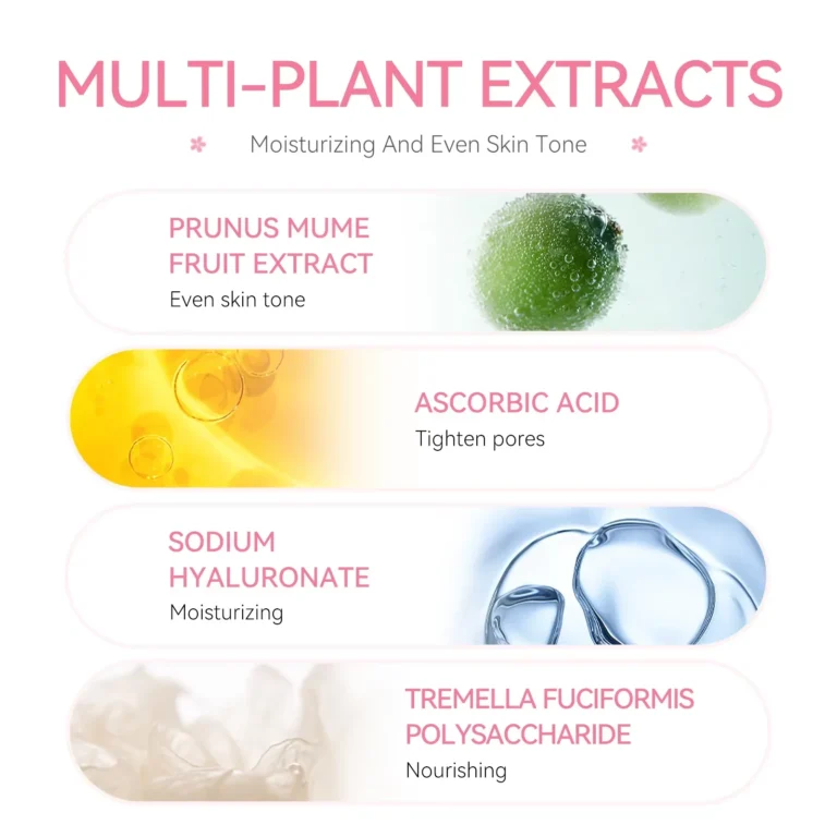 Sakura Whitening Face Serum Anti Aging Fade Fine Lines Tighten Pores Improve Melanin Pigment Dull Moisturizer Brighten Skin Care - Image 5