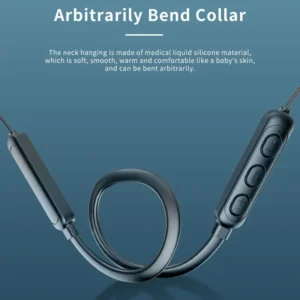 Wireless 9D Bluetooth Headset Neck Hanging Stereo Noise Reduction Universal 5.0 In Ear Sports Headset Microphone For Smart Phone - Image 4