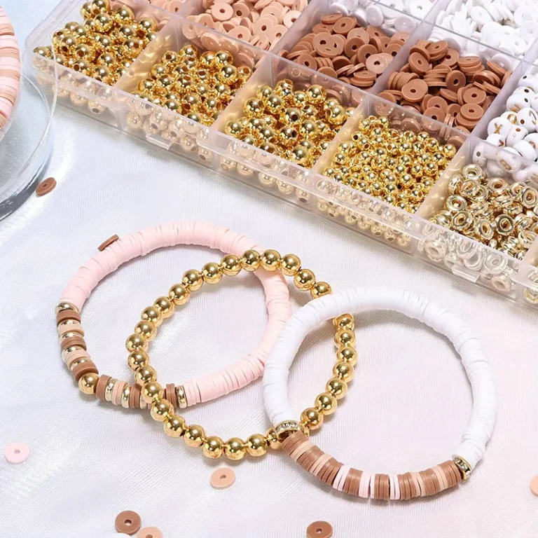 Style DIY Clay Beads Bracelet Making Kit Friendship Golden Letter Beads Kit for Jewelry Making Women Teen Girls Birthday Gift - Image 5