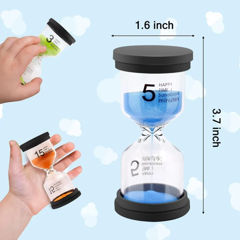Sand Timer 6 Colors Hourglass 1/3/5/10/15/30 Minutes Sandglass Timer Sand Watch Clock for Kids Games Home Office Decoration - Image 5
