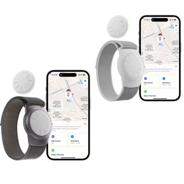 Waterproof bracelet GPS Tracker for Kids (iOS only)Teen,Special Needs,Real Time Tracker Works with Find My (iOS Only) APP - Image 6