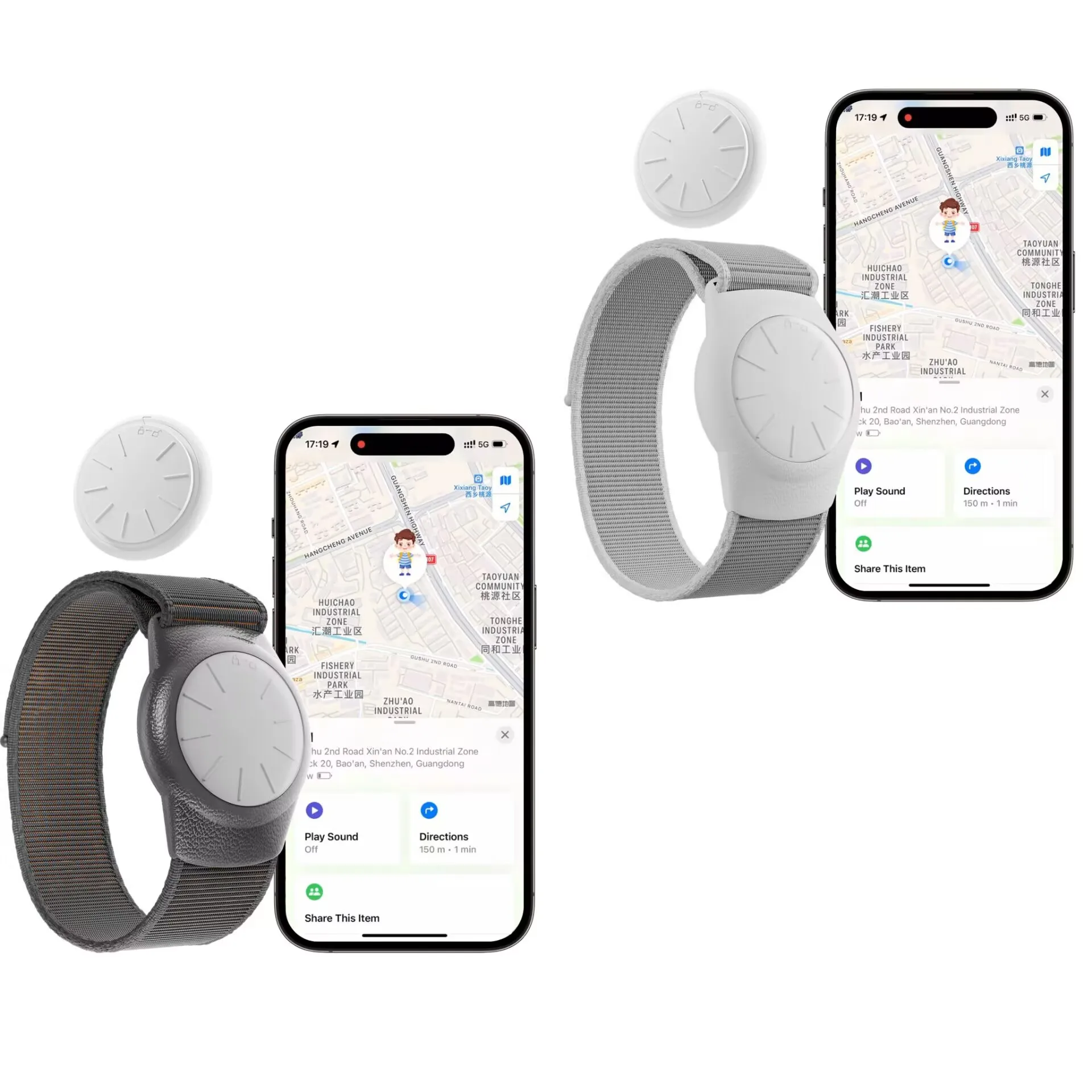 Waterproof bracelet GPS Tracker for Kids (iOS only)Teen,Special Needs,Real Time Tracker Works with Find My (iOS Only) APP - Image 6