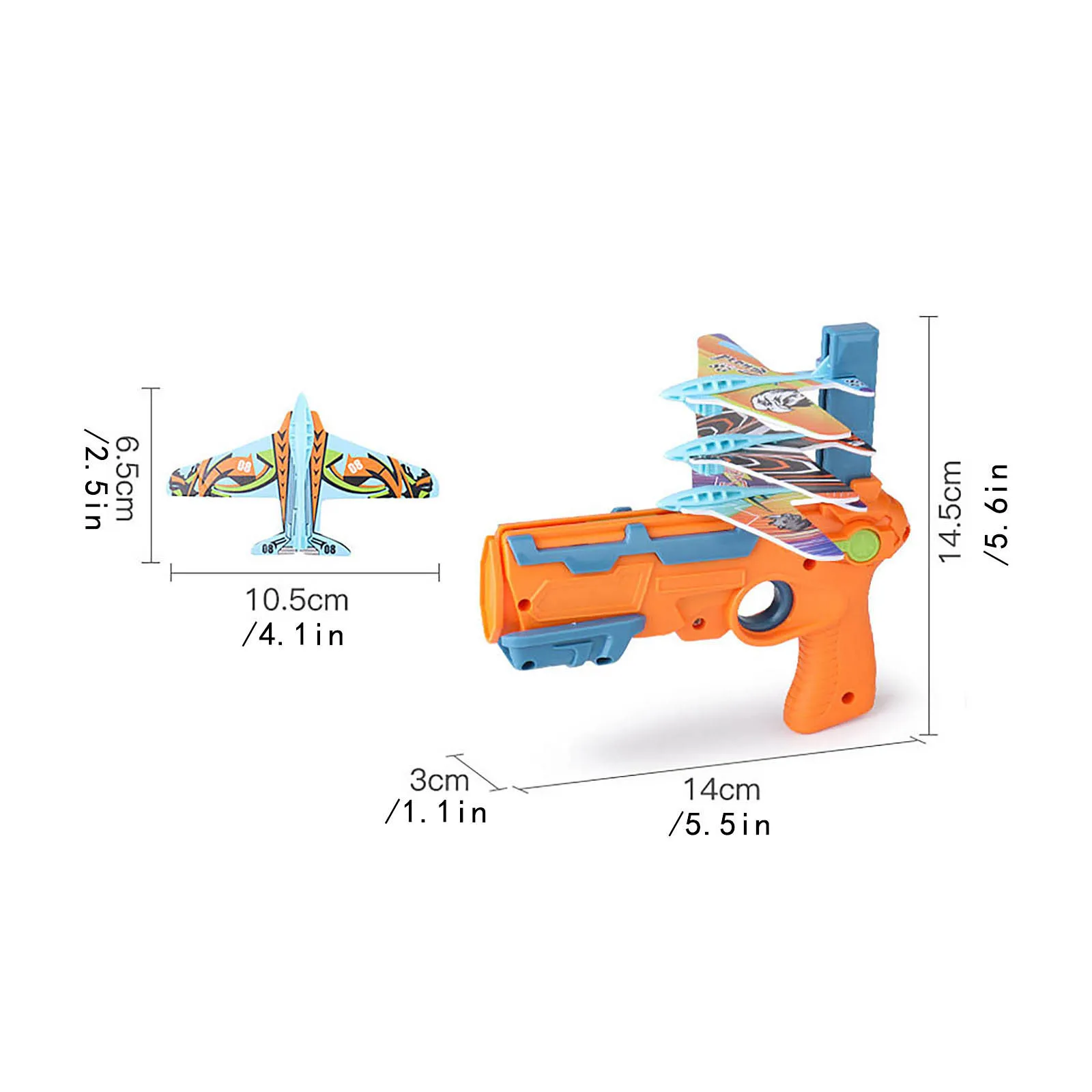 HOT!Airplane Launcher Bubble Catapult With 6 Small Plane Toy Funny Airplane Toys for Kids plane Catapult Gun Shooting Game Gift - Image 6