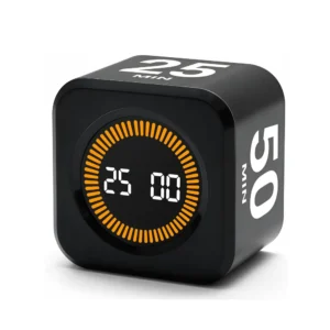 Kitchen Digital Timer Clock Pomodoro Visual Timer,Gravity Senso Chronometer Study Timer Children Stopwatch Timer for Studying