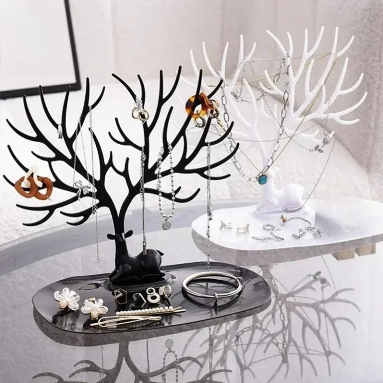 Antlers Makeup Organizer Creative Jewelry Display Stand Wall Shelf For Rings Earrings Necklace Bracelet Bathroom Repisas Home - Image 5