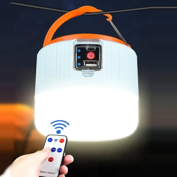 Outdoor Solar LED Camping Lights USB Rechargeable Tent Portable Lanterns Emergency Lights For Fishing Barbecue Camping Lighting - Image 2