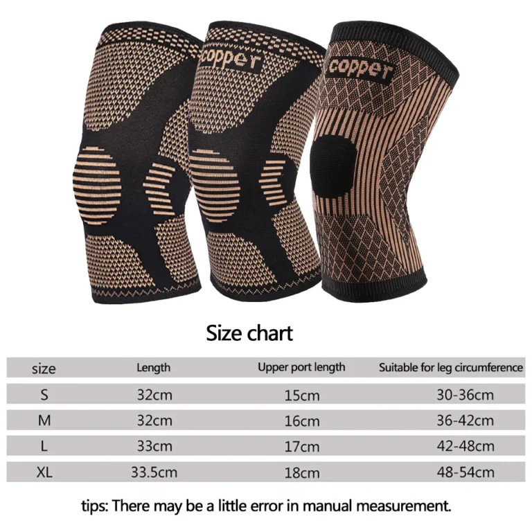 LOOGDEEL Compression for Sports Workout Arthritis Relief Band Copper Nylon Knee Brace for Arthritis Pain and Support Knee Sleeve - Image 3