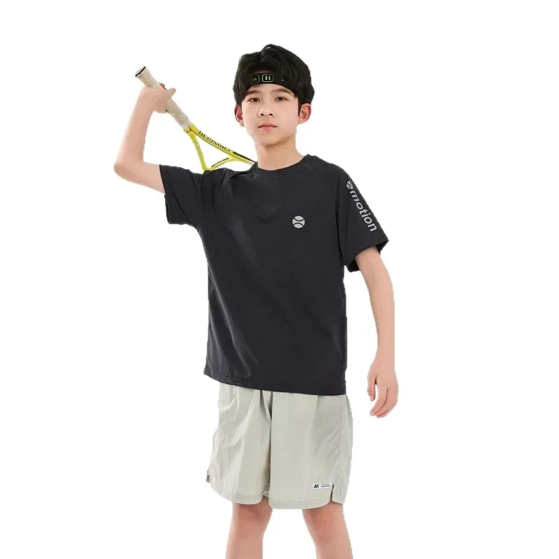 Quick Dry Short Sleeve Sports Training Clothes for Boys And Girls Children's T-Shirts Outerwear Summer Clothing for Kids - Image 5