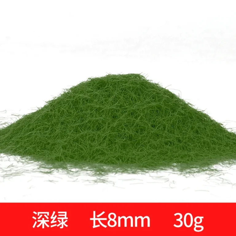 3-8mm Static Grass Powder DIY Lawn Flocking Materials Railway Train Landscape Accessory Model Kits 30g/bag - Image 5