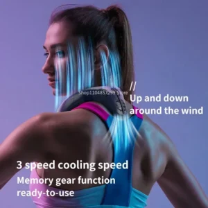 Xiaomi Youpin Portable Neck Fan New Neck Air Conditioner Semiconductor Cooling Bladeless Fan Outdoor Personal Fan Cooler Gift Mi - Image 4