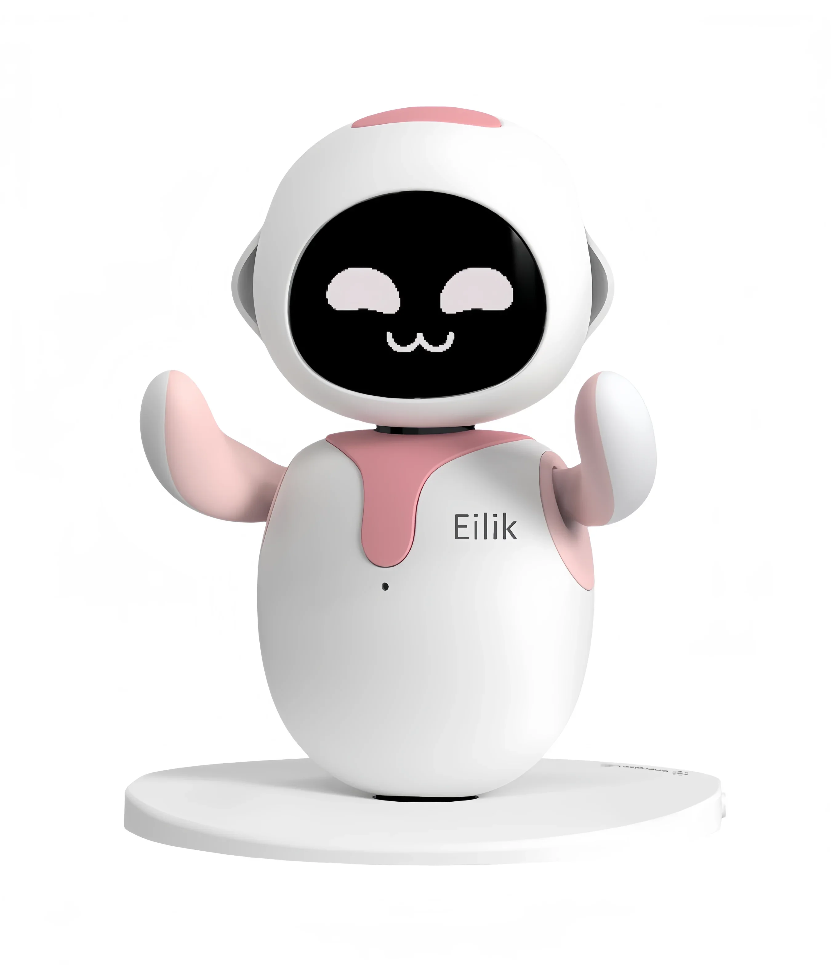 Eilik Pink - Touch Interactive Toys, Cute Robot Pets with Abundant Emotions. Idle Animations&Mini-Games, Unique Gift for Girls &