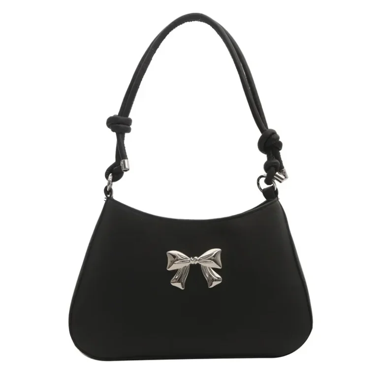 New Butterfly Knot Handbag Women's Fashionable Spring Summer Versatile Quality Single Shoulder Crossbody Underarm Bag - Image 5