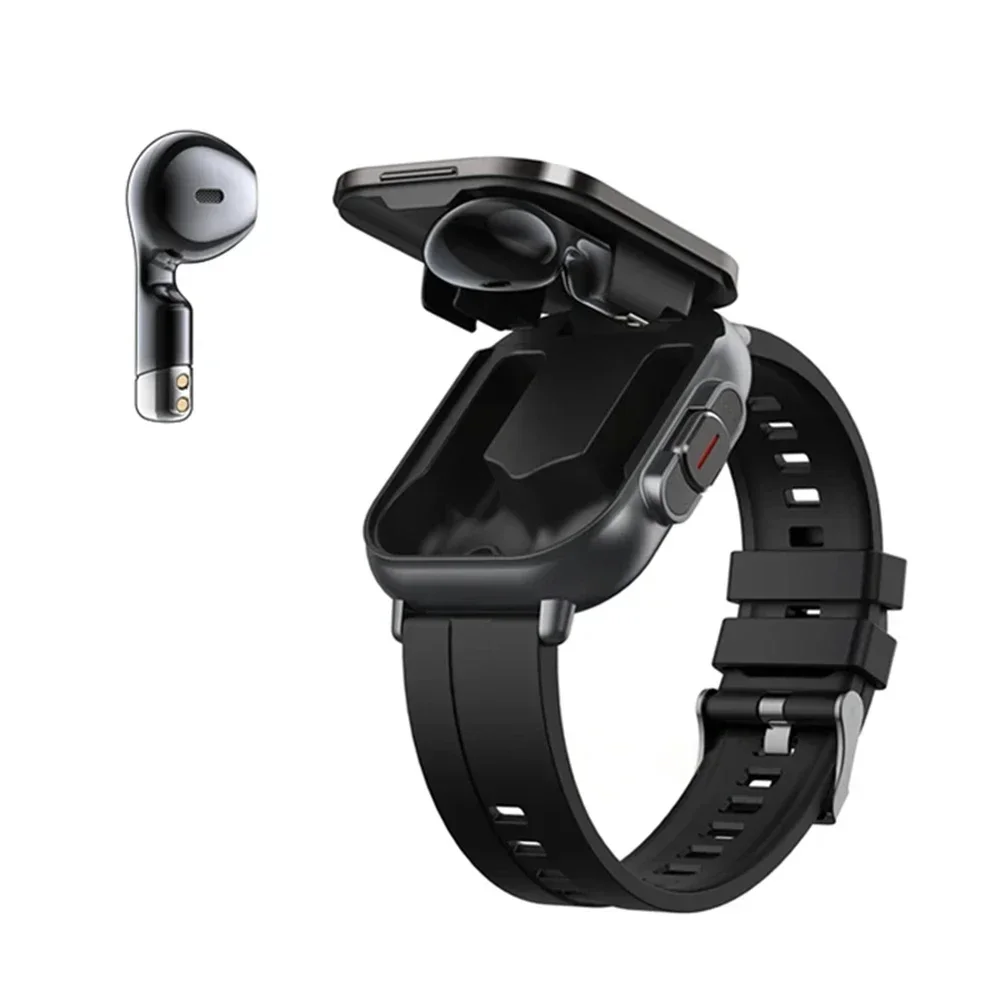 for Doogee S Cyber S Punk S118 S200 X Smart Watch TWS 2 In 1 Wireless Bluetooth Noise Cancelling Earphones Watch Heart Rate NFC - Image 2