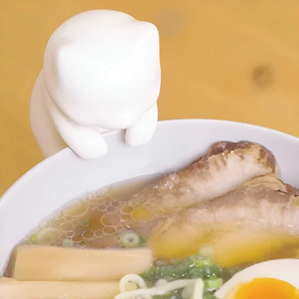Cute cartoon cat cooling tool for eating and drinking hot water at the table - Image 4