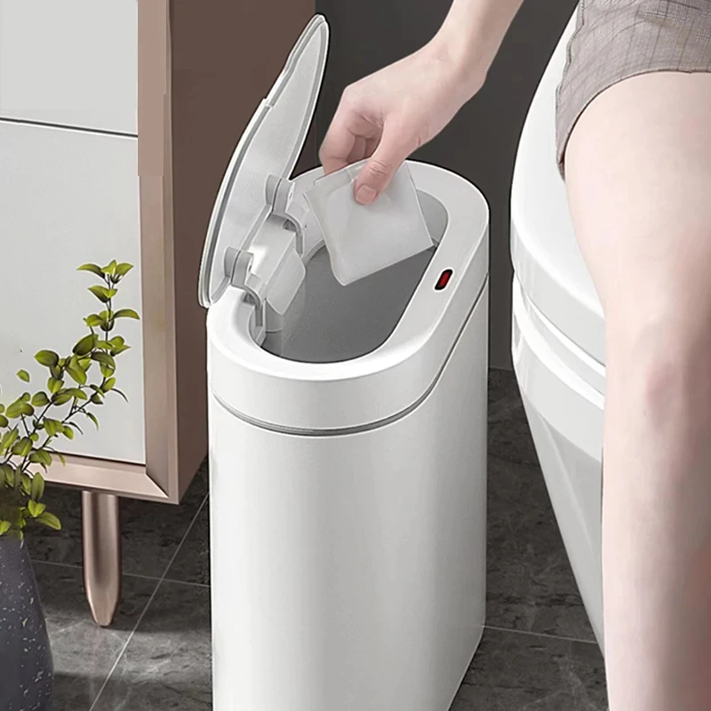 7L Smart Induction Trash Can Automatic Intelligent Sensor Dustbin Electric Touch Trash Bin for Kitchen Bathroom Bedroom Trash - Image 3