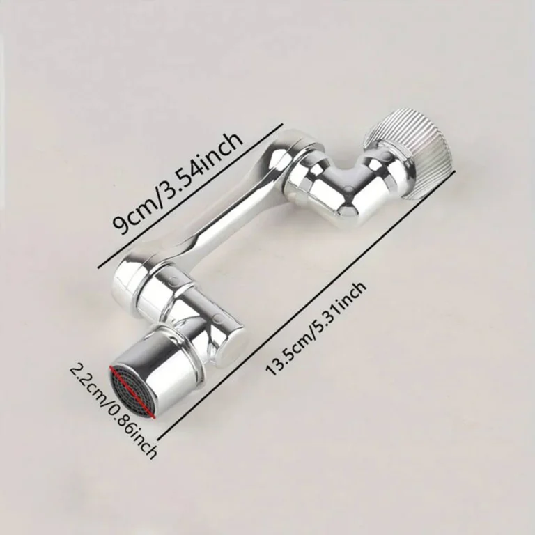 New Universal Rotation Extender Faucet Aerator Plastic Splash Filter Kitchen Tap Washbasin Faucets Bubbler Nozzle Robotic Arm - Image 6