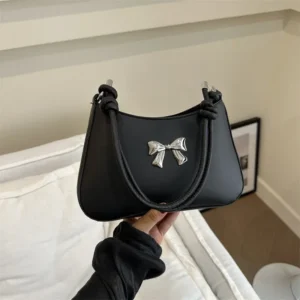 New Butterfly Knot Handbag Women's Fashionable Spring Summer Versatile Quality Single Shoulder Crossbody Underarm Bag