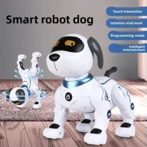 Intelligent Electric Robot Dog Toy for Children Boys Educational Walking Talking Little Dog Baby Electric Robot Plush Toys