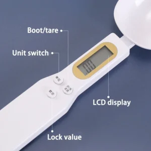 500g 0.1g digital LED electronic spoon scale milk coffee flour sugar measuring spoon scale kitchen measuring tool - Image 4