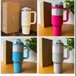 2025New Arrivals Thermal Coffee Cup with Straw Stainless Steel Vacuum Insulated Tumbler 40oz Thermal Iced Travel Cup for Outdoor