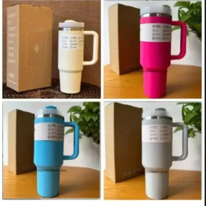 2025New Arrivals Thermal Coffee Cup with Straw Stainless Steel Vacuum Insulated Tumbler 40oz Thermal Iced Travel Cup for Outdoor