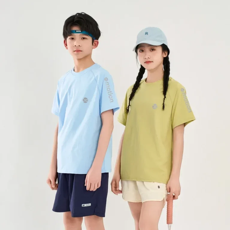 Children's Running Quick Dry Short Sleeve T-Shirt Fitness Reflective Print Top Boys' Casual Wear Comfortable Breathable - Image 3