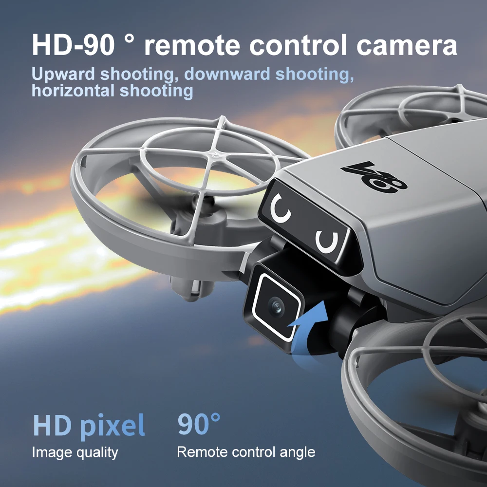 XIAOMI MINI V86 Drone 4K Professional WIFI 5G Drone Dual Camera Obstacle Avoidance Brushless Altitude Mode RC Quadcopter Toy - Image 4