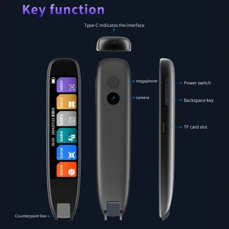 142 Languages WIFI Scan Translation Pen Scanning Smart Voice Translator S65 Pro Translation Pen For Business Travel Abroad - Image 3