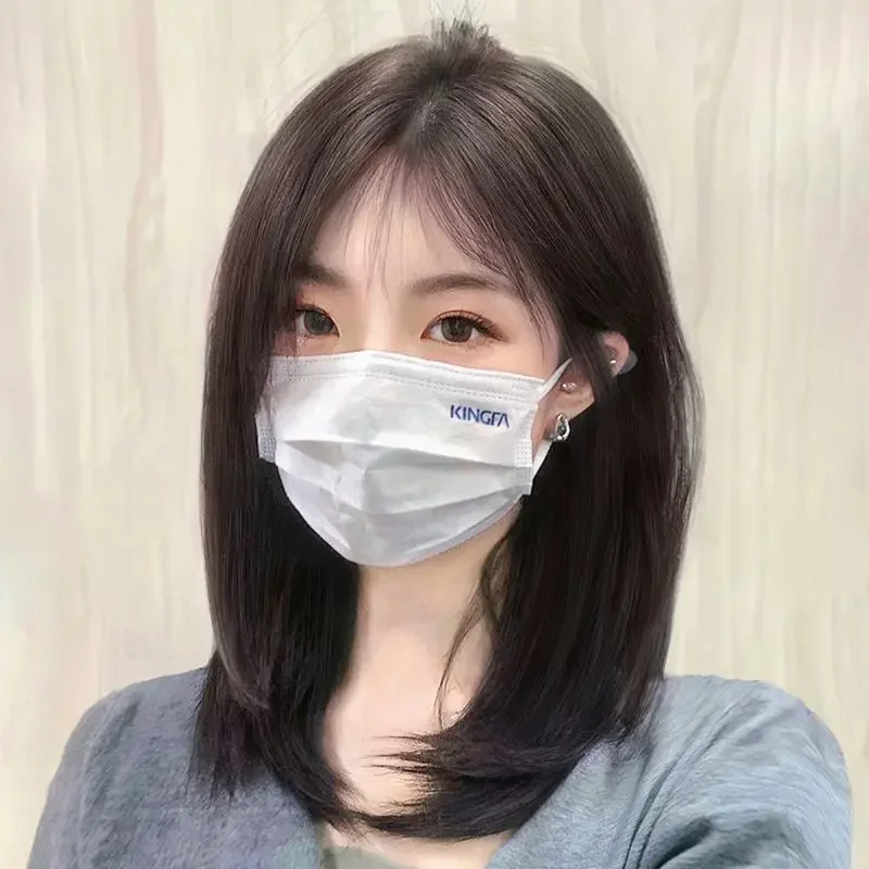 Women's Long Hair Full Head Wig Short Natural Whole Top Shoulder Length Bob Wig Cover Chinese Style Hair Extensions - Image 3