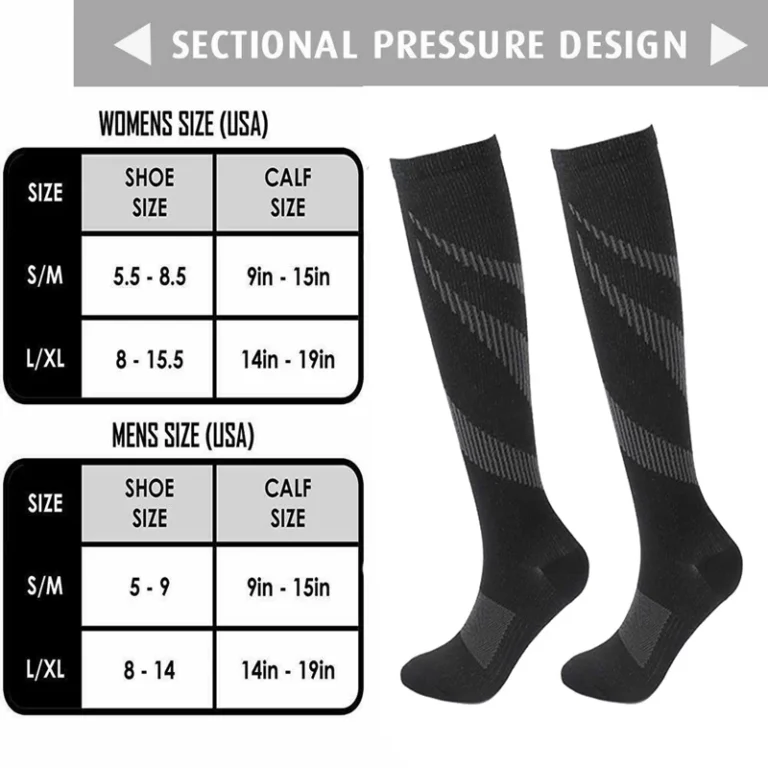 Men's Sports Compression Socks Varicose Veins Cycling Socks Nursing Running Compression Socks Nurse Outdoor Natural Hiking - Image 6