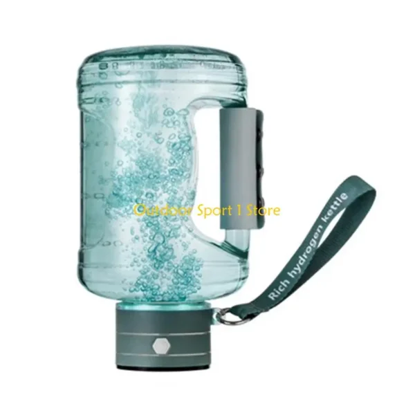 A0KA Rechargeable Hydrogen Water Bottle, 1.5L Large Hydrogen Water Bottle Generator, Ions Water Bottle Improve Water Quality - Image 2