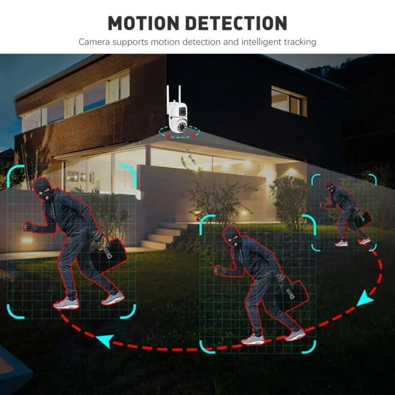 8MP Wifi Camera Dual Lens Security Wireless Outdoor Cameras Two-way Audio Color Night Vision Baby Monitor Detection Wireless Cam - Image 5