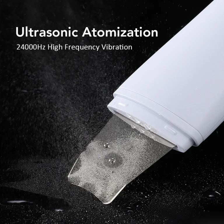 Ultrasonic Skin Scrubber Peeling Blackhead Remover Deep Face Cleaning Ultrasonic Ion Acne Pore Cleaner Facial Shovel Scrubber - Image 2