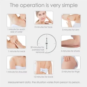 Photon skin rejuvenation and mark removal beauty device for home use hair removal shaver bikini hair removal device - Image 4