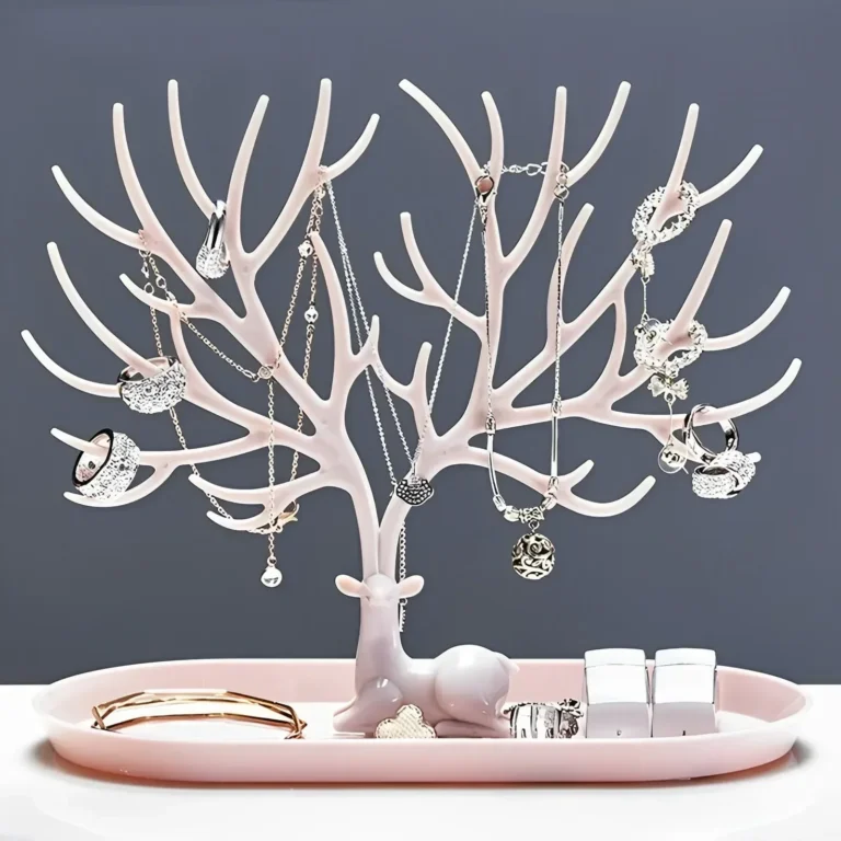 Antlers Makeup Organizer Creative Jewelry Display Stand Wall Shelf For Rings Earrings Necklace Bracelet Bathroom Repisas Home - Image 3