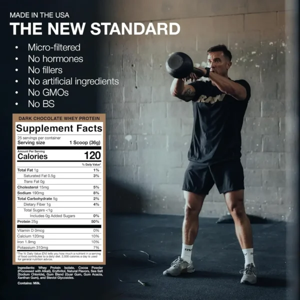 Super Advanced Whey Protein Powder, Chocolate, Immune Support (1), Vitamins C & D Plus Zinc - Image 4