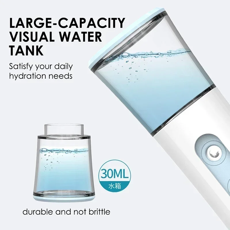 Nano Facial Steamer Mini Portable Humidifier Nano Mister Facial Steamer Beauty Spray Hydrating Apparatus Cold Spray Apparatus - Image 6