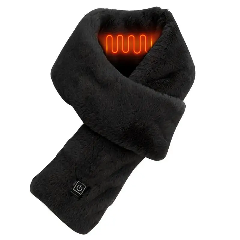 Outdoor Warm Electric Heating Scarf Heating Pads 3 Gear USB Rechargeable Soft HeatingThermal Shawl Neck Brace Warm Bib - Image 4