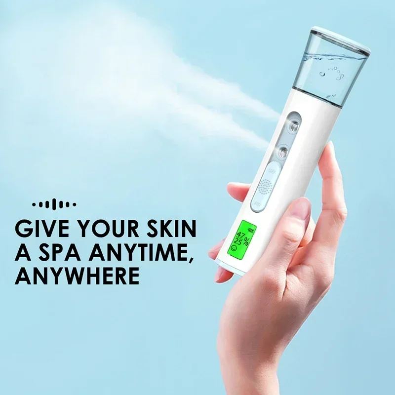 Nano Facial Steamer Mini Portable Humidifier Nano Mister Facial Steamer Beauty Spray Hydrating Apparatus Cold Spray Apparatus - Image 4