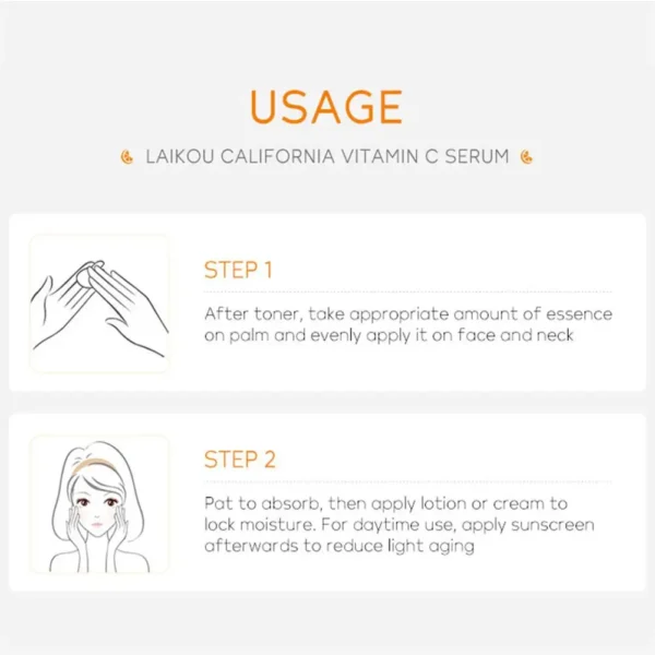 New Vitamin C Serum Hyaluronic Acid For Face Collagen Glowing Serum Lifting Firming Fade Fine Lines Anti-aging Essence Skin Care - Image 4