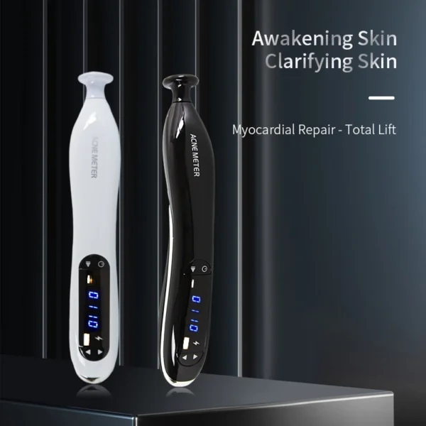 Blue Light Plasma Facial Pen 5 Levels Acne Scar Removal Skin Tightening Pore Minimizer Ozone Therapy Tool