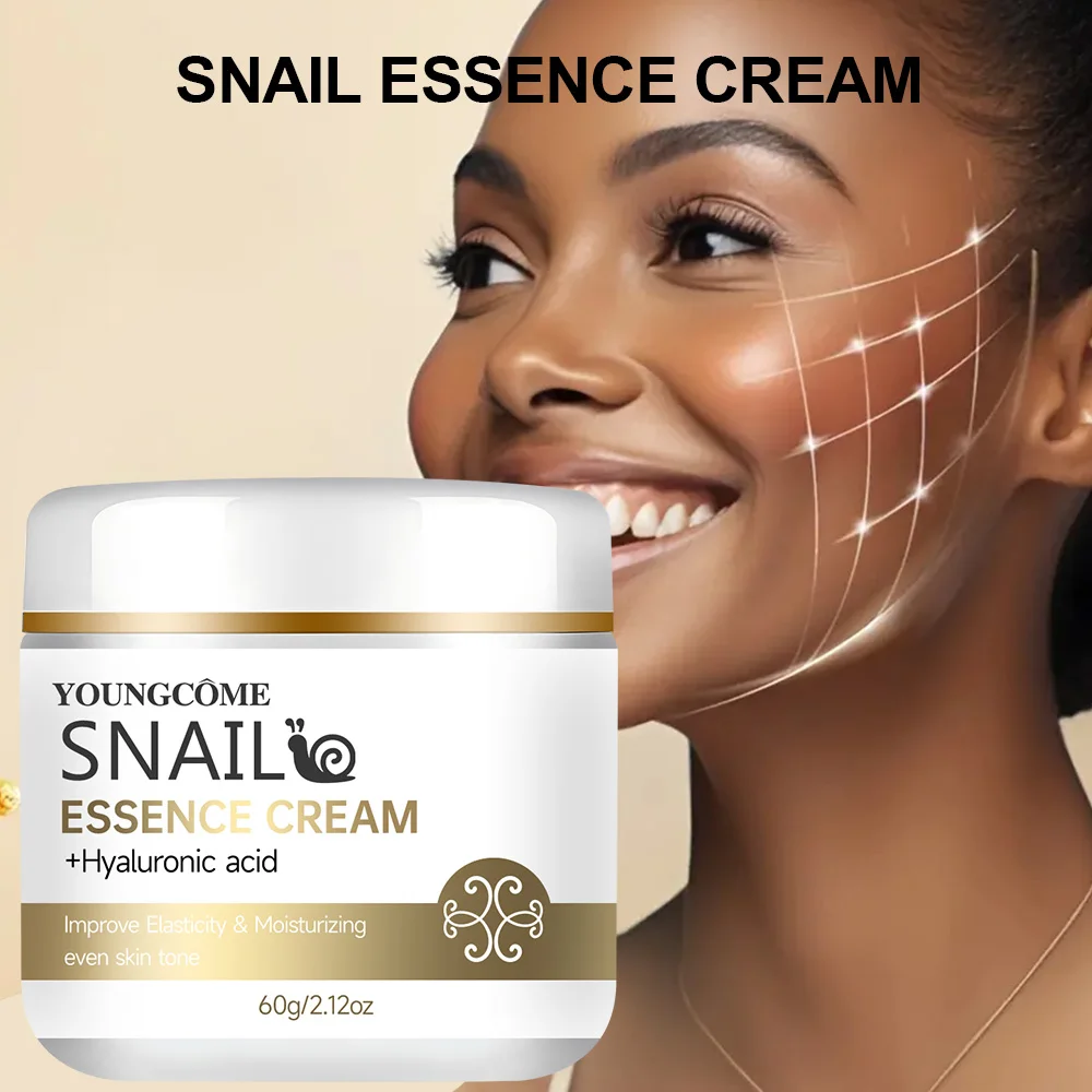Snail essence cream with hyaluronic acid,Retinol Moisturizing Firming Lightening Repairing Smooth Skincare Whitening Creams - Image 2
