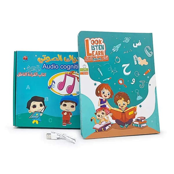 Arabic English E-book with Audio Reading Tips Suitable Gifts for Babies Aged 2-6, Puzzle Learning Toys, Children's Reading Tips - Image 2