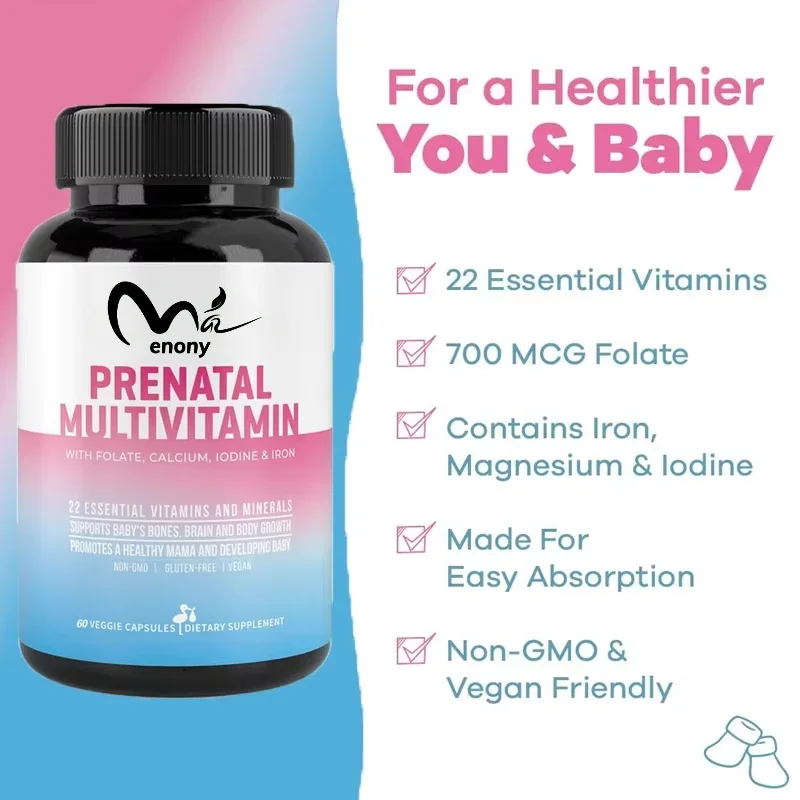 Prenatal vitamins for pregnant women include iron, calcium, vitamin D2,C, zinc, and folic acid, and a daily multivitamin capsule - Image 2